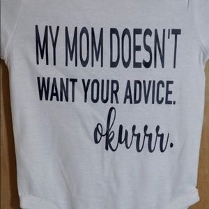 Handmade Baby onesies and toddler tops